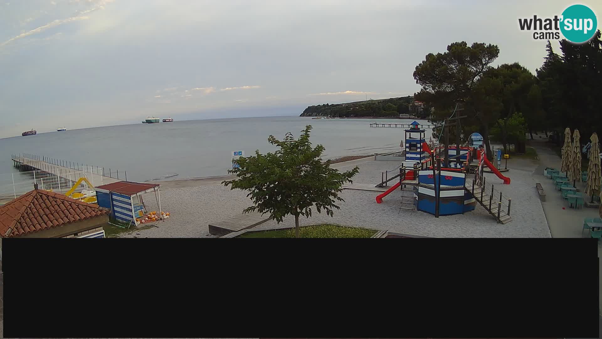 Live webcam Ankaran – Adria Ankaran Hotel & Resort – Slovenia
