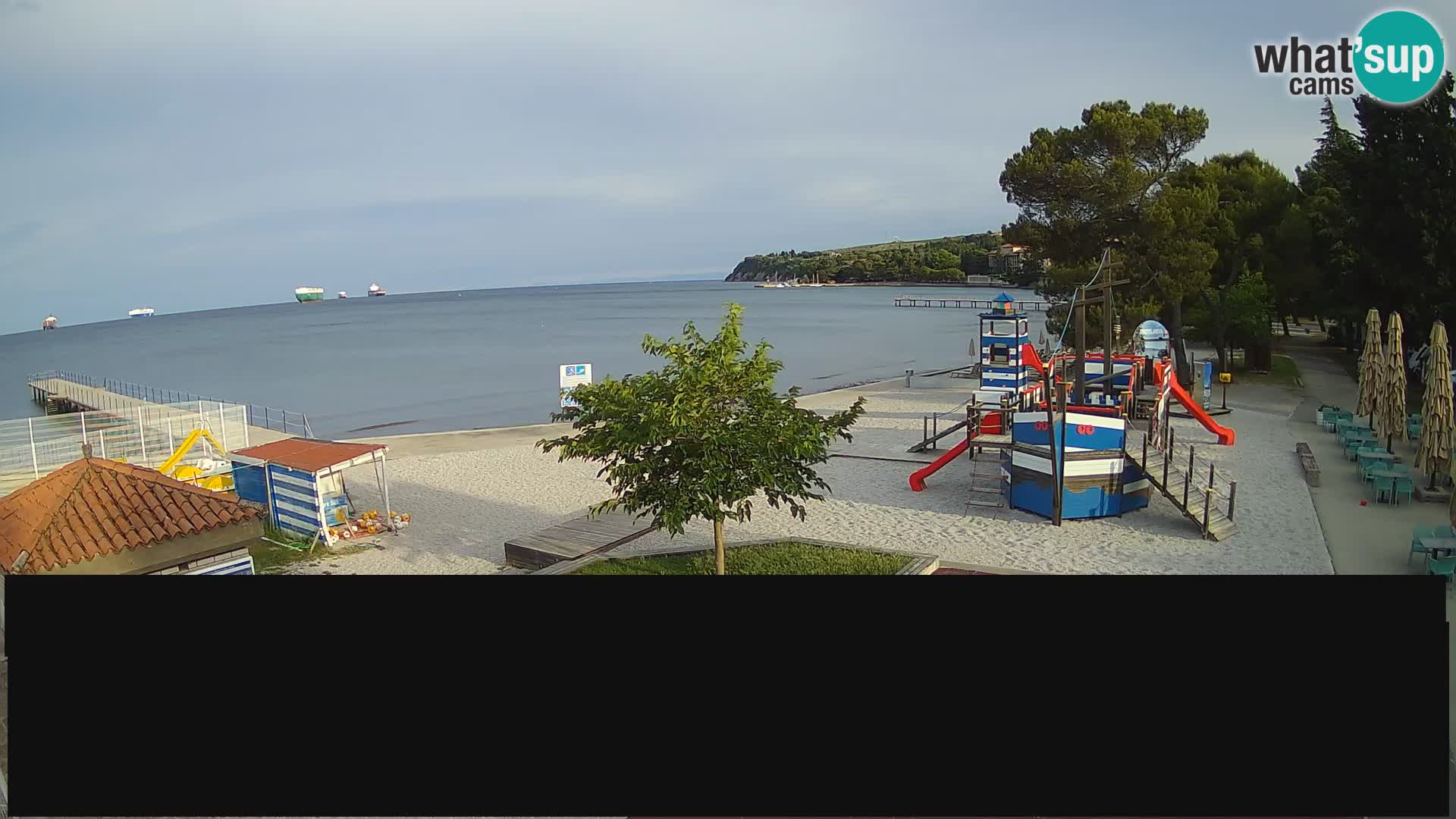 Live webcam Ankaran – Adria Ankaran Hotel & Resort – Slovenia