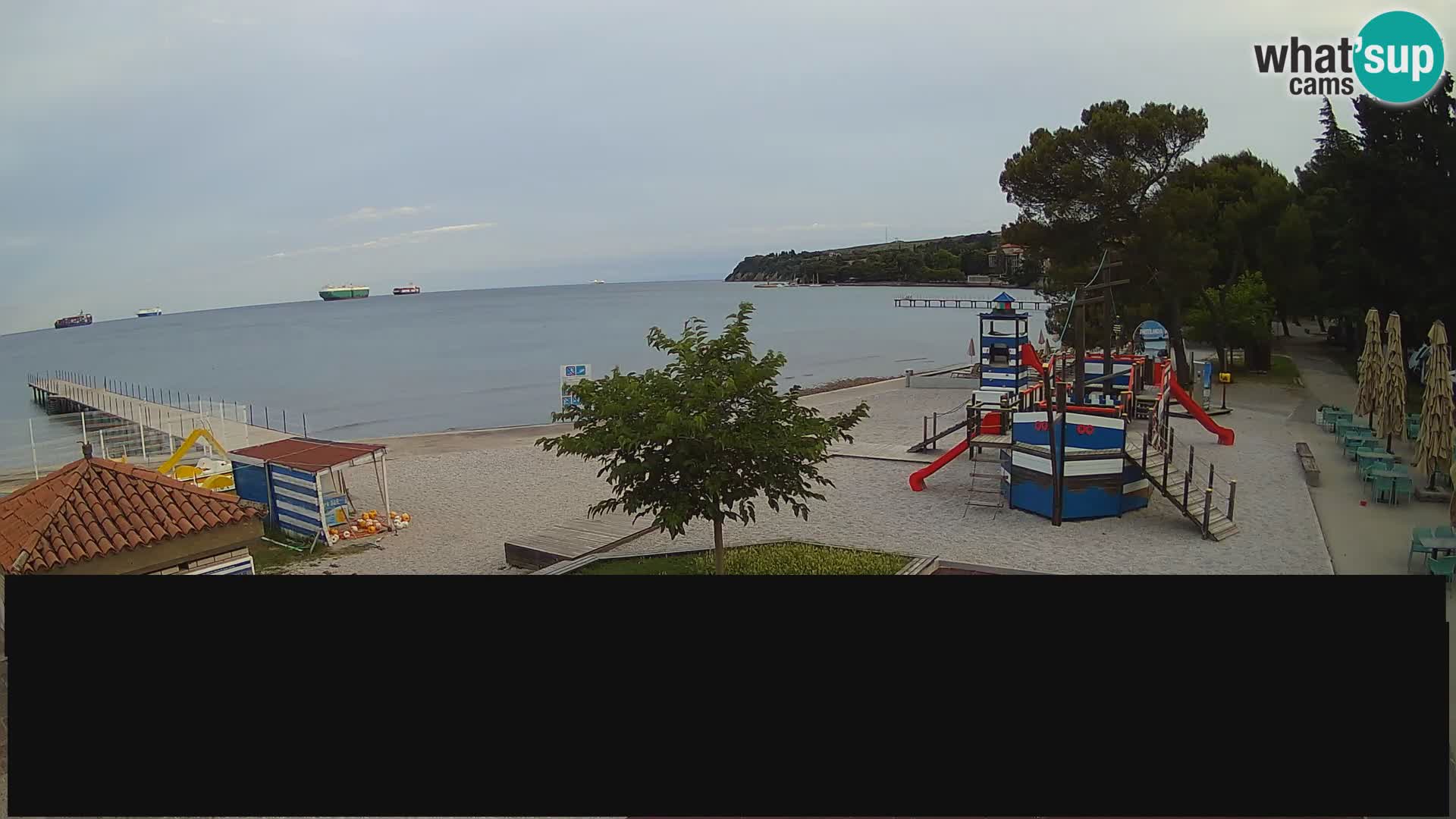 Web kamera uživo Ankaran – Adria Ankaran Hotel & Resort – Slovenija