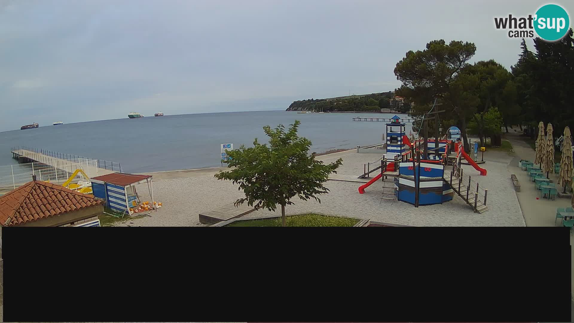 Web kamera uživo Ankaran – Adria Ankaran Hotel & Resort – Slovenija