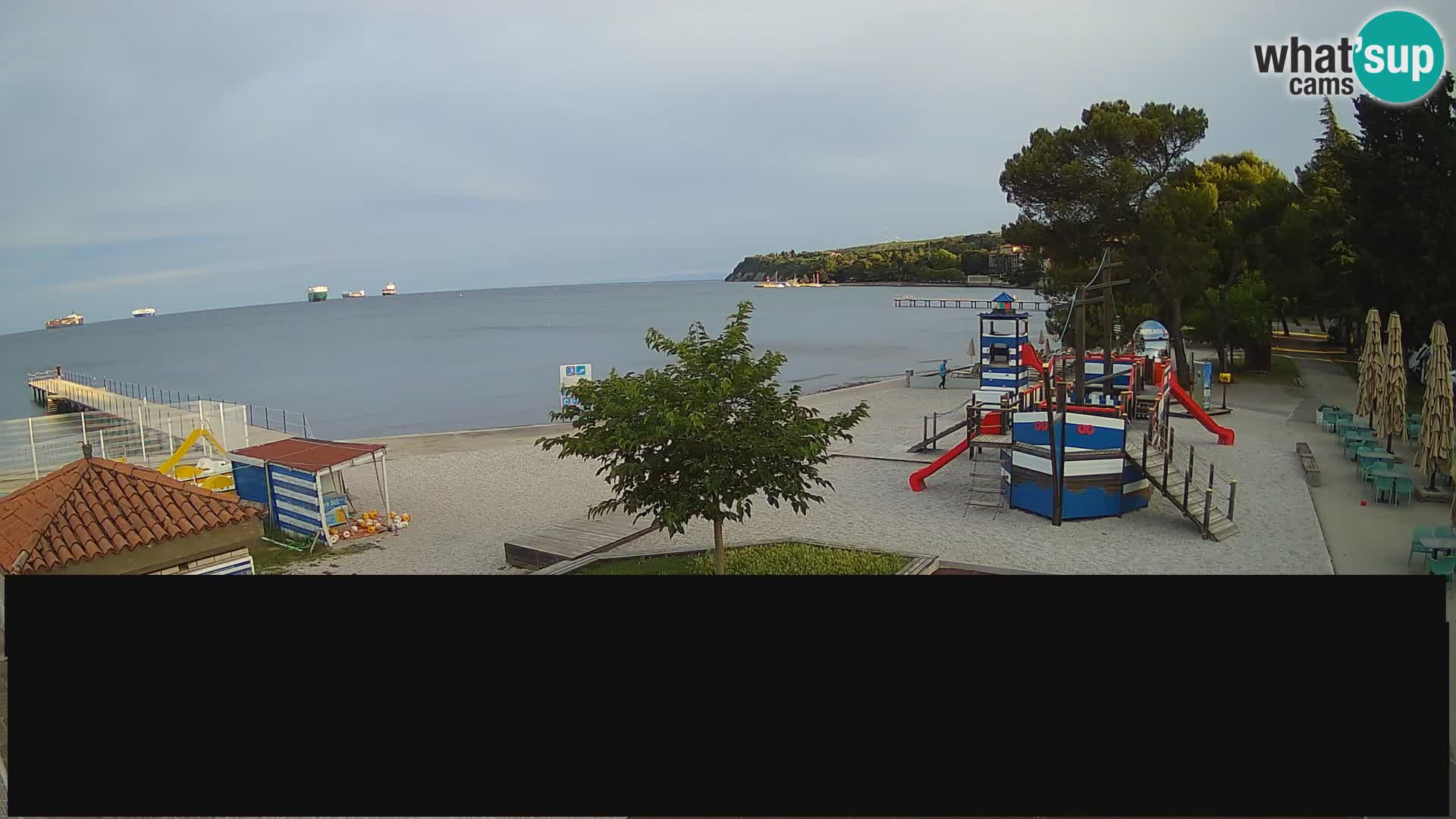 Cámara web en vivo Ankaran – Adria Ankaran Hotel & Resort – Eslovenia
