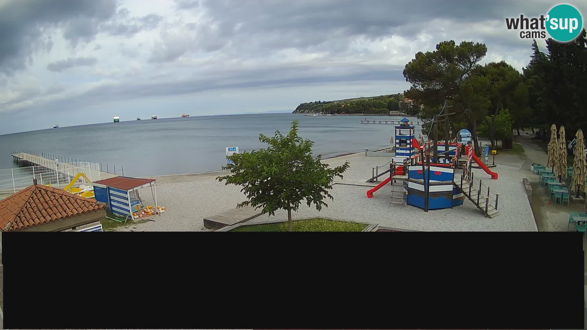 Web kamera uživo Ankaran – Adria Ankaran Hotel & Resort – Slovenija