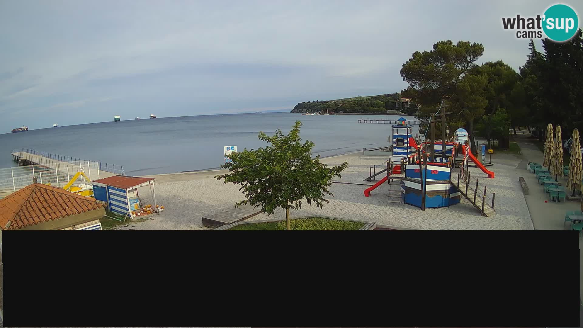 Webcam en direct Ankaran – Adria Ankaran Hotel & Resort – Slovénie
