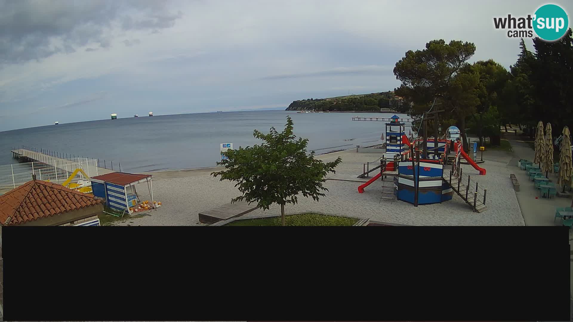 Web kamera uživo Ankaran – Adria Ankaran Hotel & Resort – Slovenija