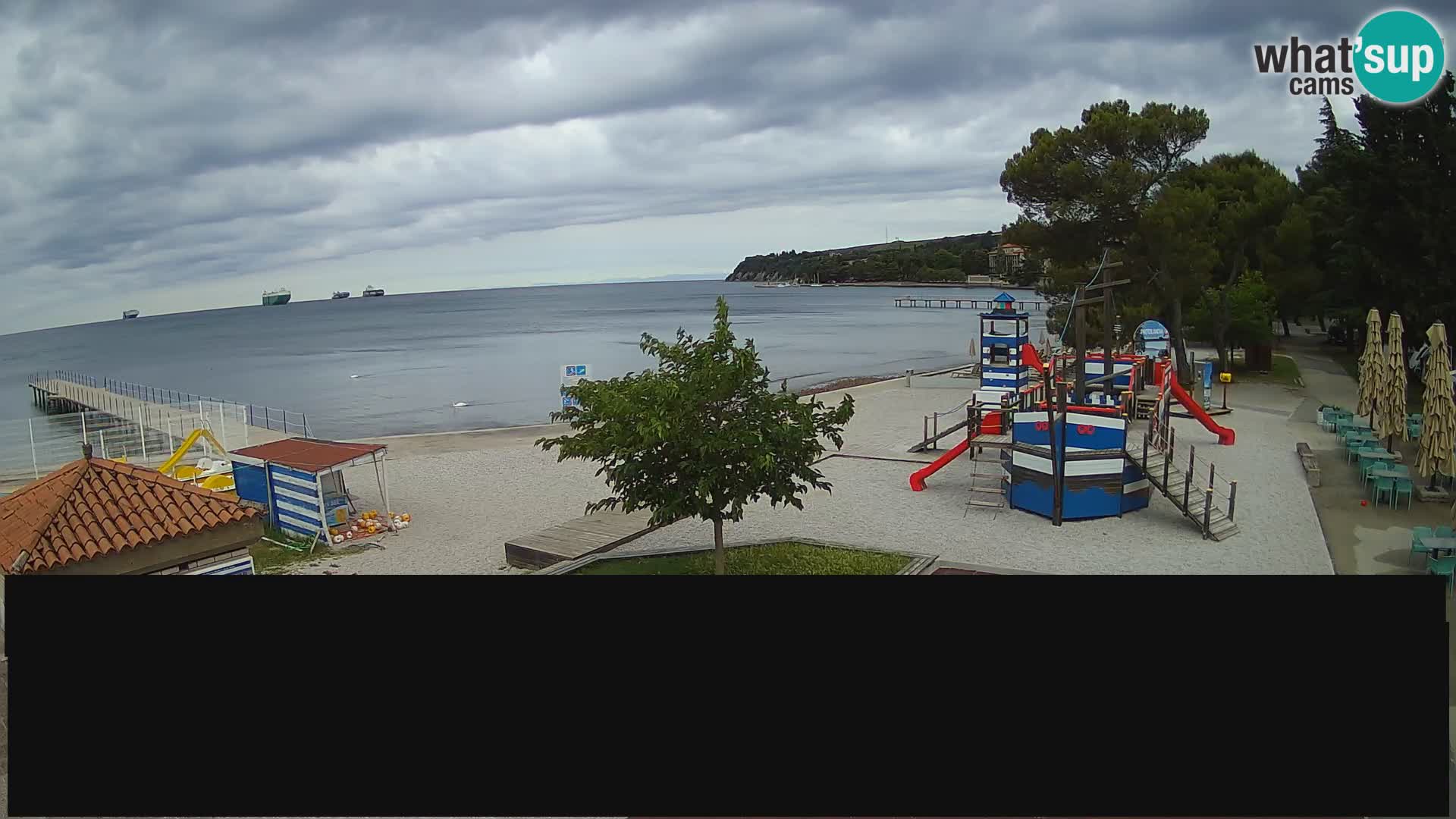 Web kamera uživo Ankaran – Adria Ankaran Hotel & Resort – Slovenija