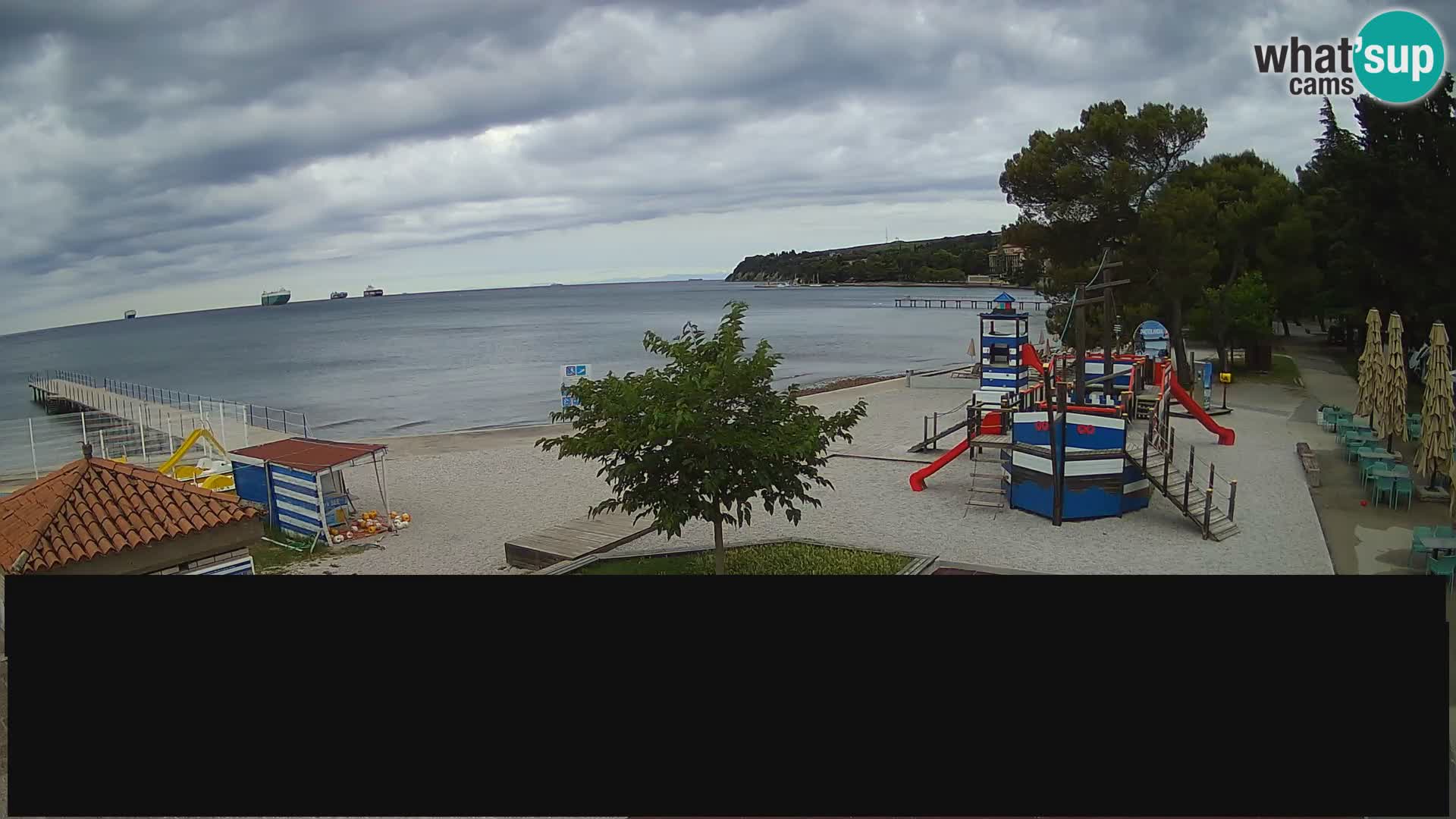 Web kamera uživo Ankaran – Adria Ankaran Hotel & Resort – Slovenija