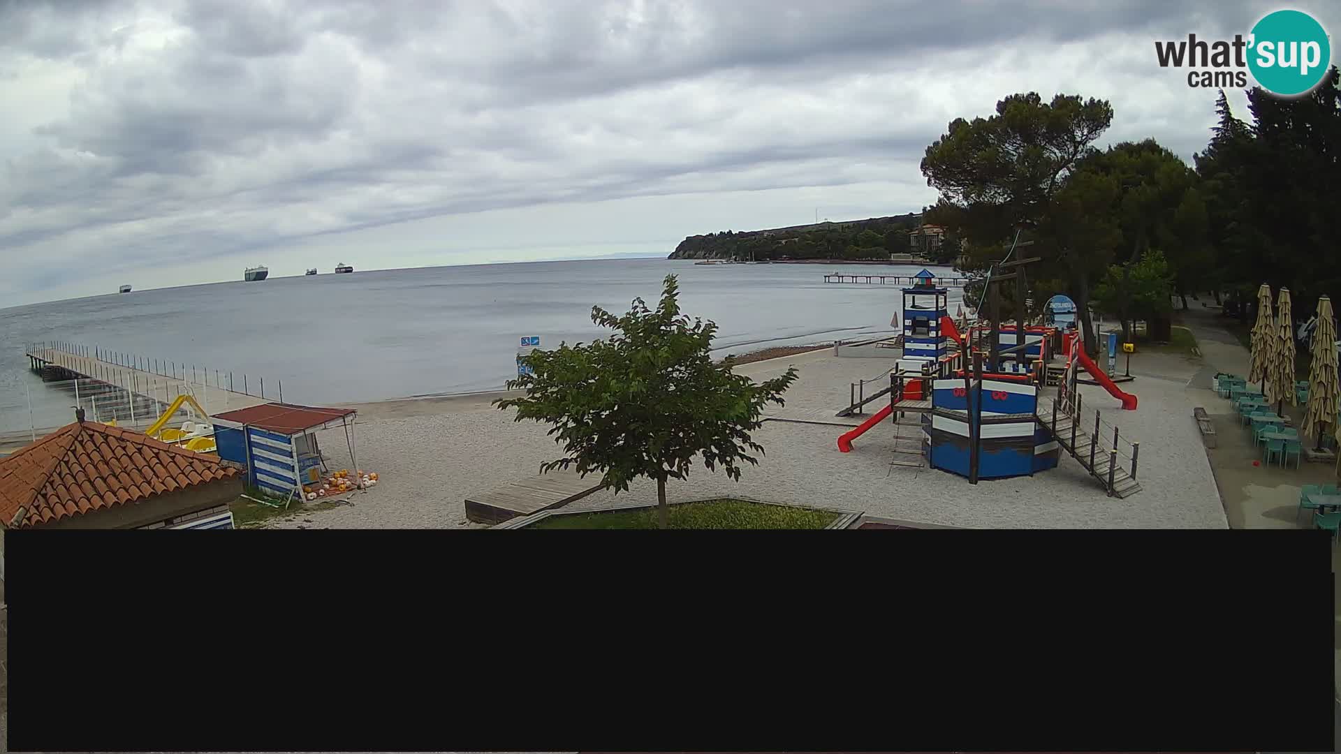 Live webcam Ankaran – Adria Ankaran Hotel & Resort – Slovenia