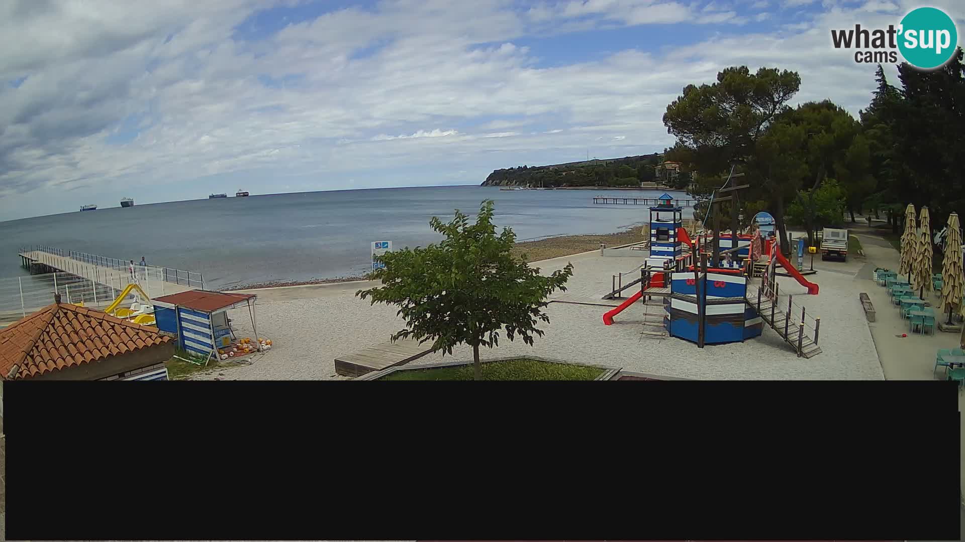 Cámara web en vivo Ankaran – Adria Ankaran Hotel & Resort – Eslovenia