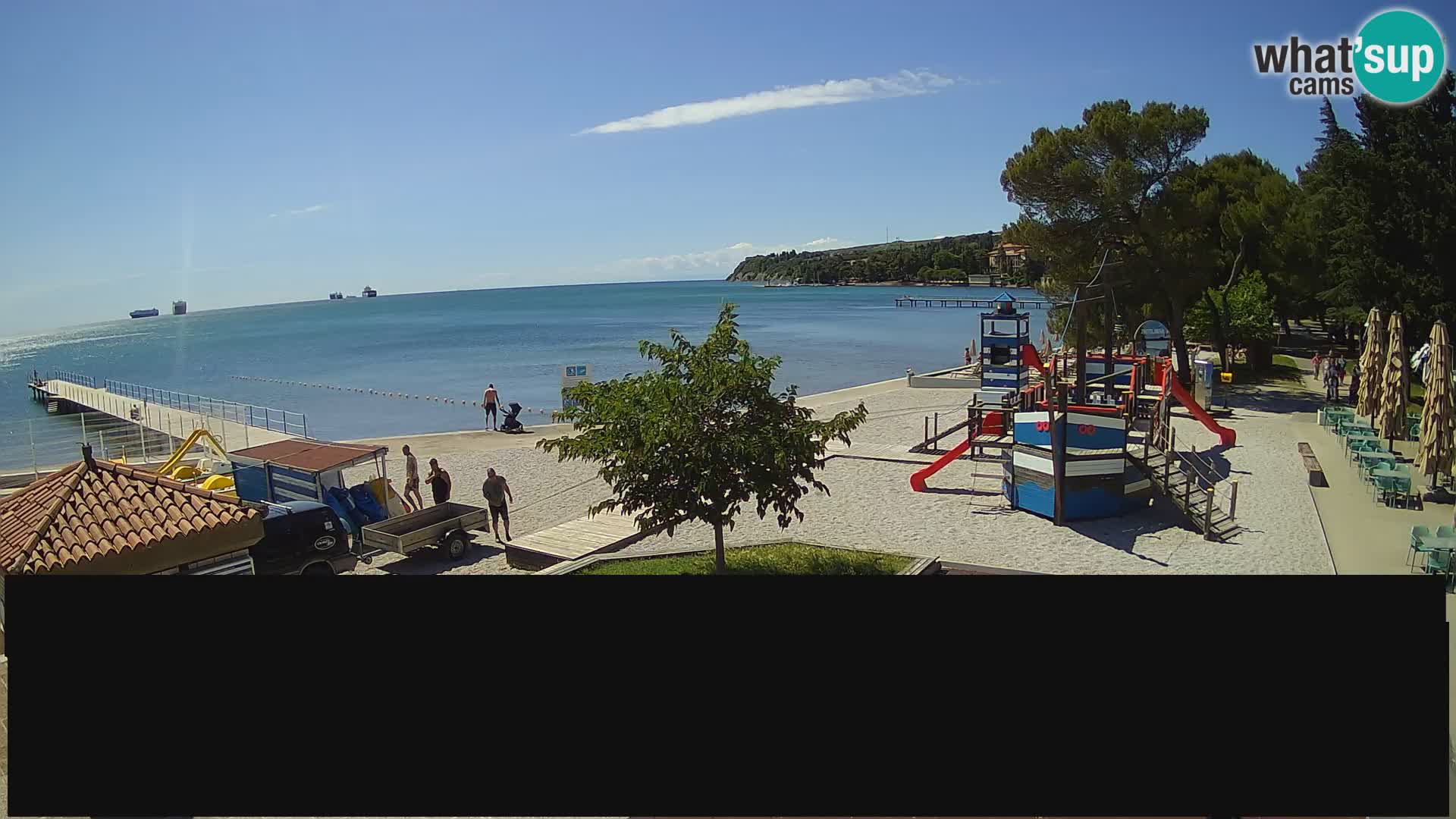 Cámara web en vivo Ankaran – Adria Ankaran Hotel & Resort – Eslovenia
