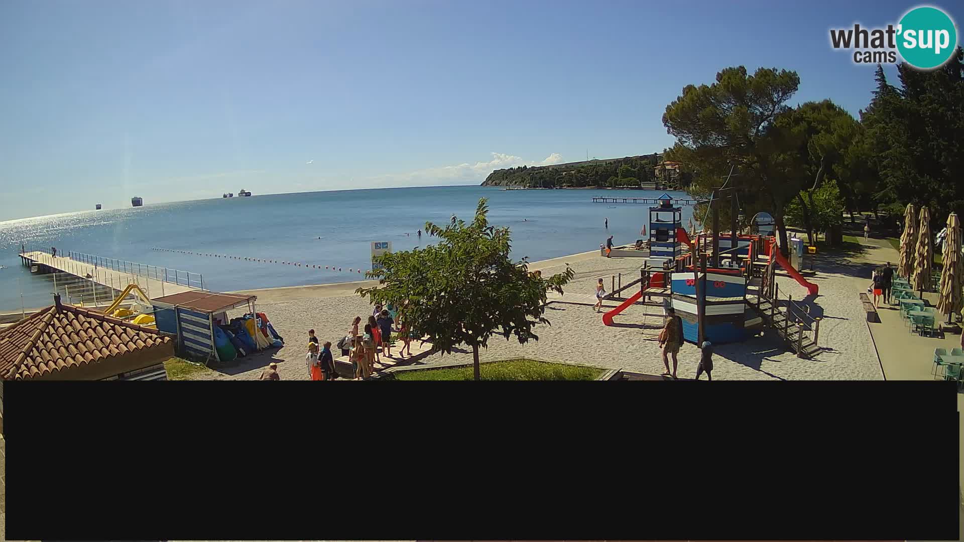 Cámara web en vivo Ankaran – Adria Ankaran Hotel & Resort – Eslovenia