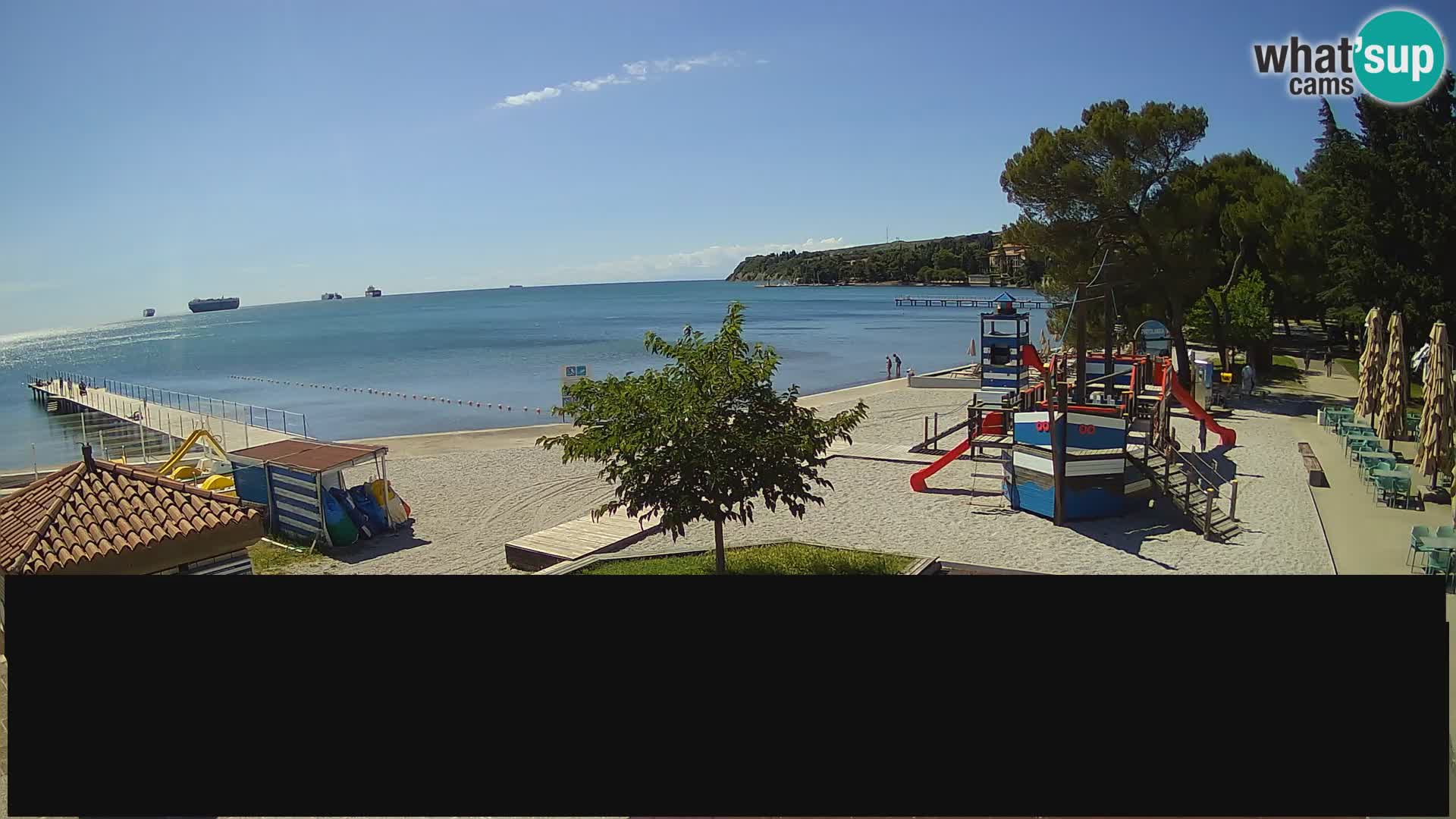 Cámara web en vivo Ankaran – Adria Ankaran Hotel & Resort – Eslovenia