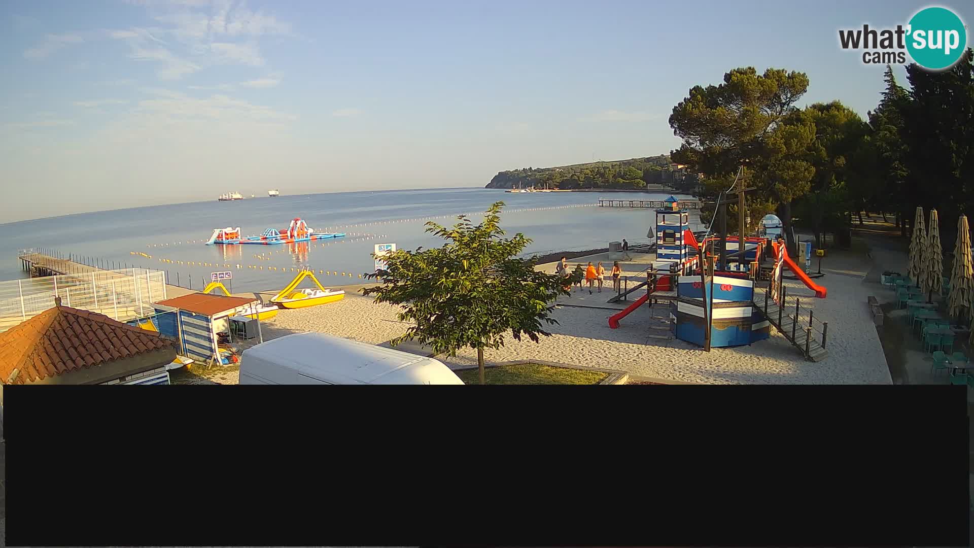 Webcam en direct Ankaran – Adria Ankaran Hotel & Resort – Slovénie