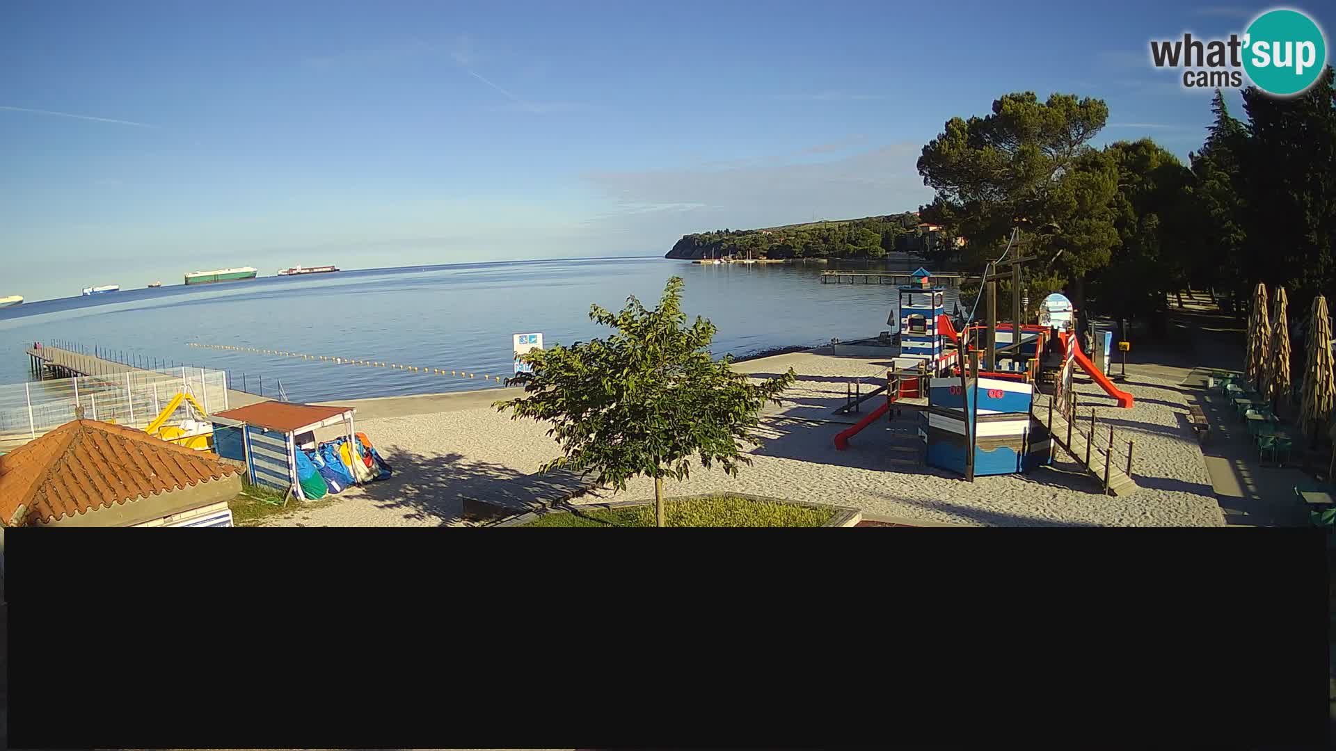 Cámara web en vivo Ankaran – Adria Ankaran Hotel & Resort – Eslovenia