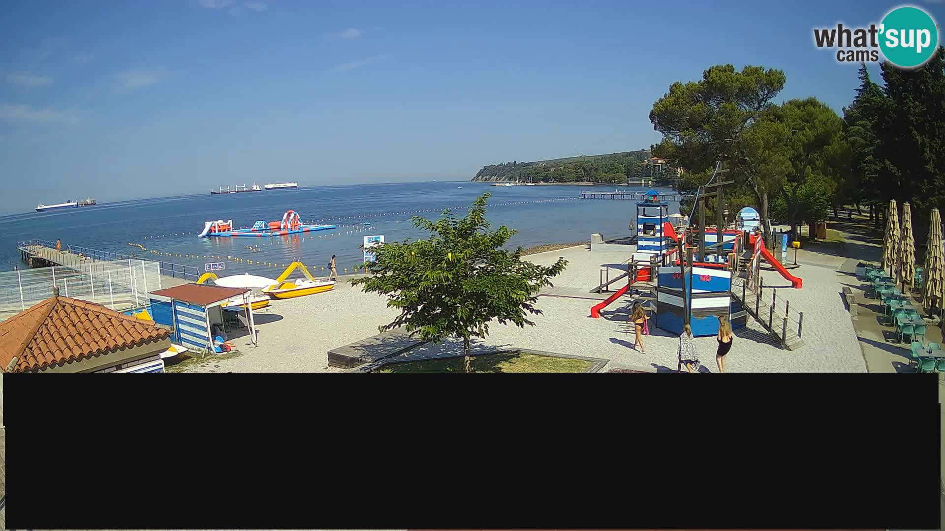 Live webcam Ankaran – Adria Ankaran Hotel & Resort – Slovenia
