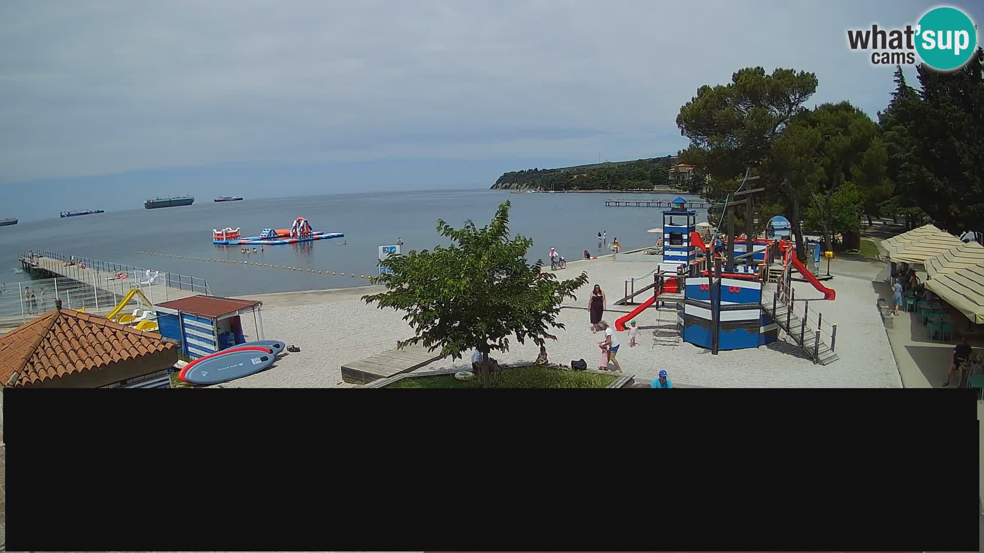 Live webcam Ankaran – Adria Ankaran Hotel & Resort – Slovenia