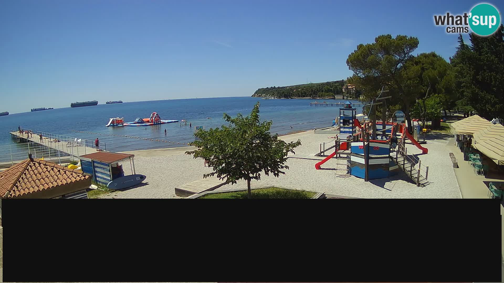 Cámara web en vivo Ankaran – Adria Ankaran Hotel & Resort – Eslovenia