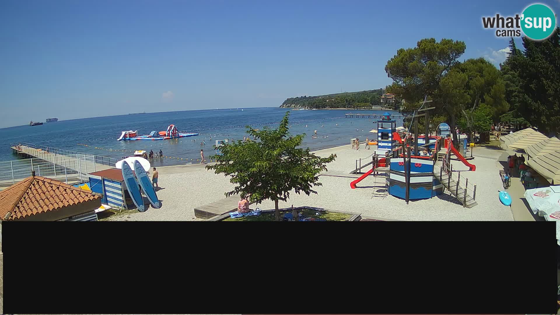 Web kamera uživo Ankaran – Adria Ankaran Hotel & Resort – Slovenija