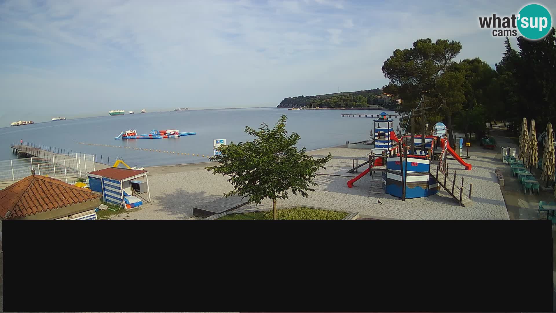 Live webcam Ankaran – Adria Ankaran Hotel & Resort – Slovenia