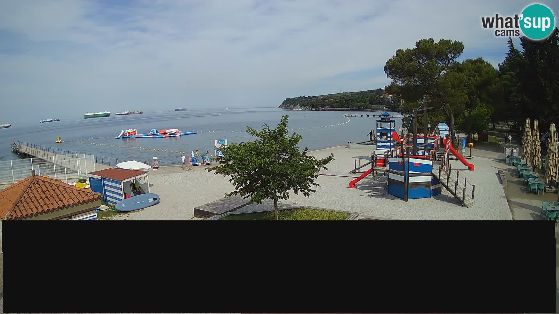 Live webcam Ankaran – Adria Ankaran Hotel & Resort – Slovenia