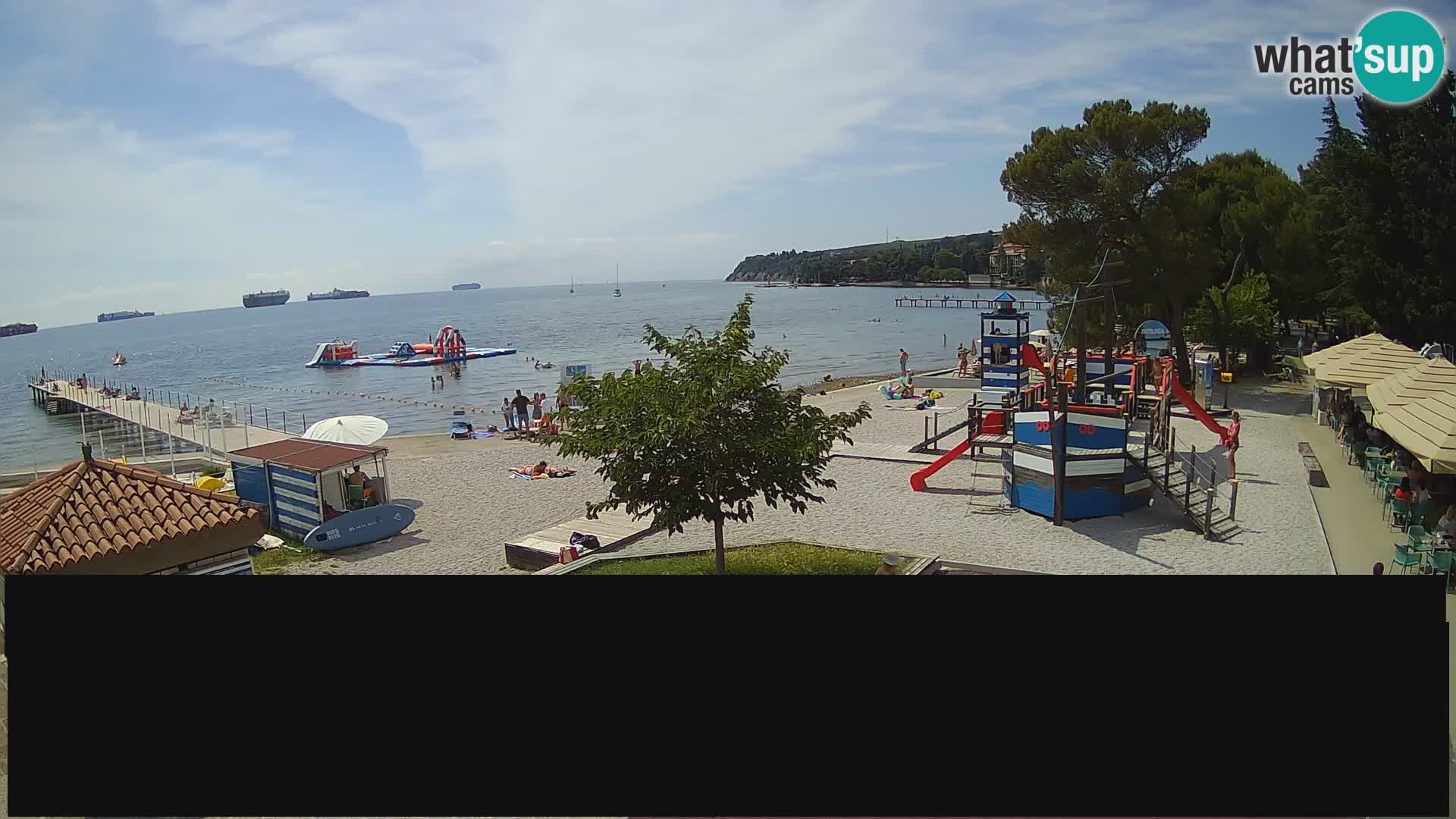 Live webcam Ankaran – Adria Ankaran Hotel & Resort – Slovenia