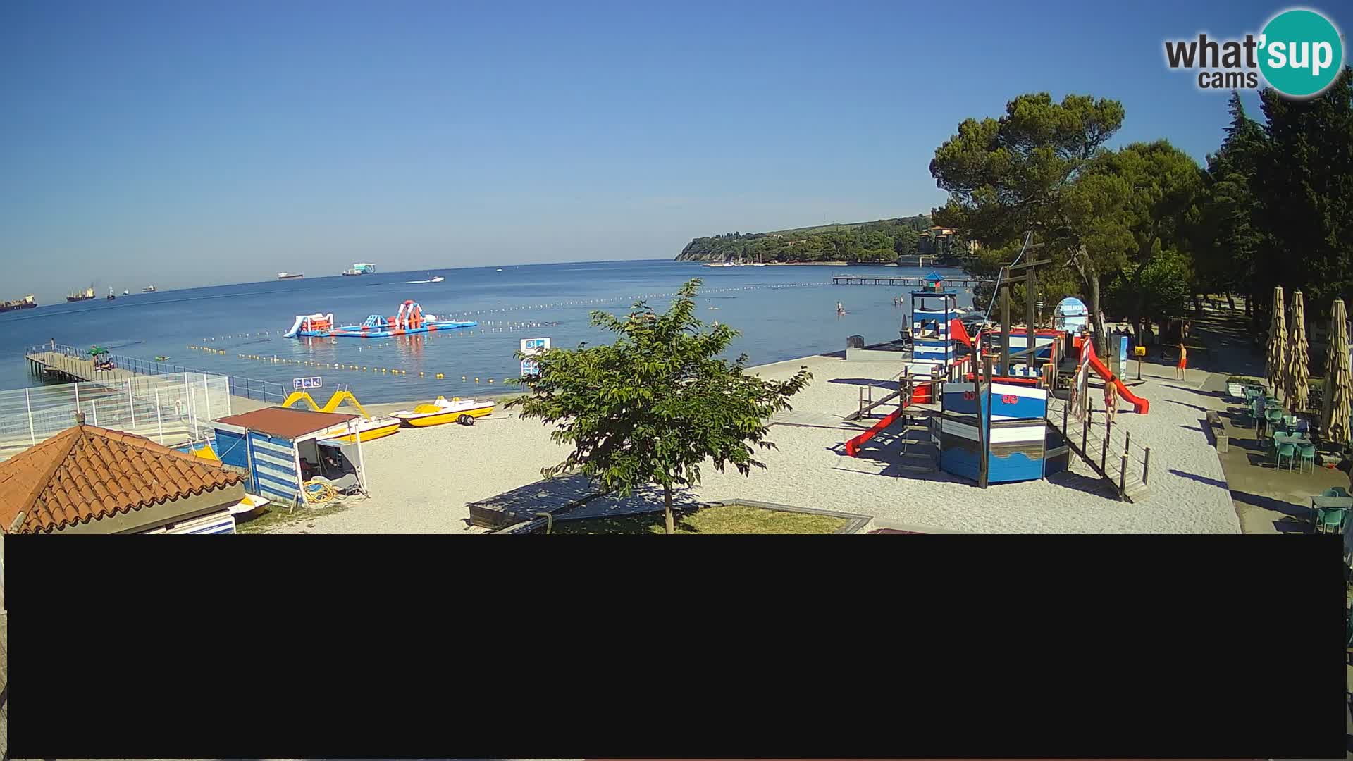 Live webcam Ankaran – Adria Ankaran Hotel & Resort – Slovenia
