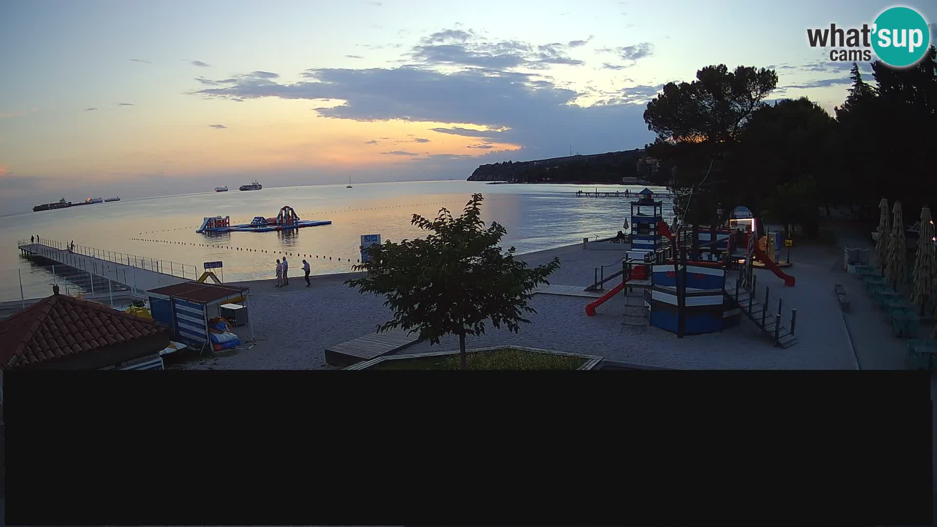 Live webcam Ankaran – Adria Ankaran Hotel & Resort – Slovenia
