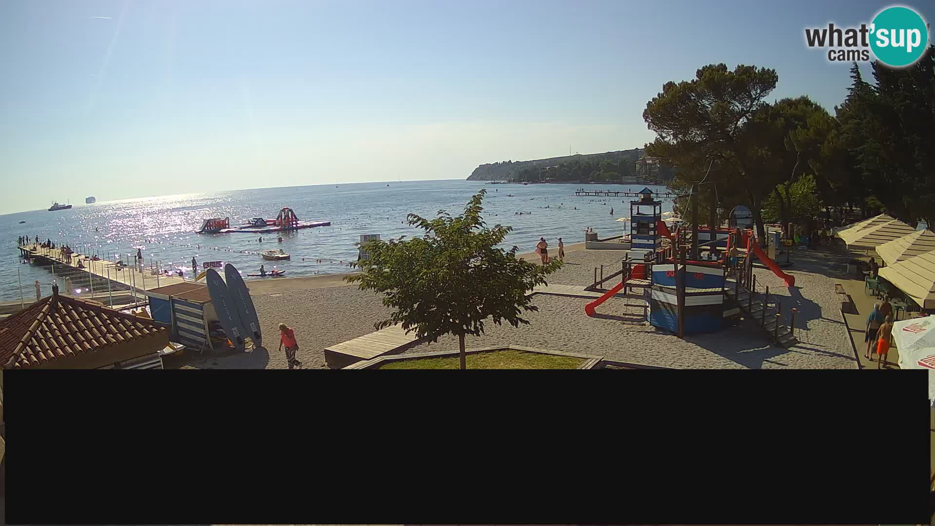 Live webcam Ankaran – Adria Ankaran Hotel & Resort – Slovenia