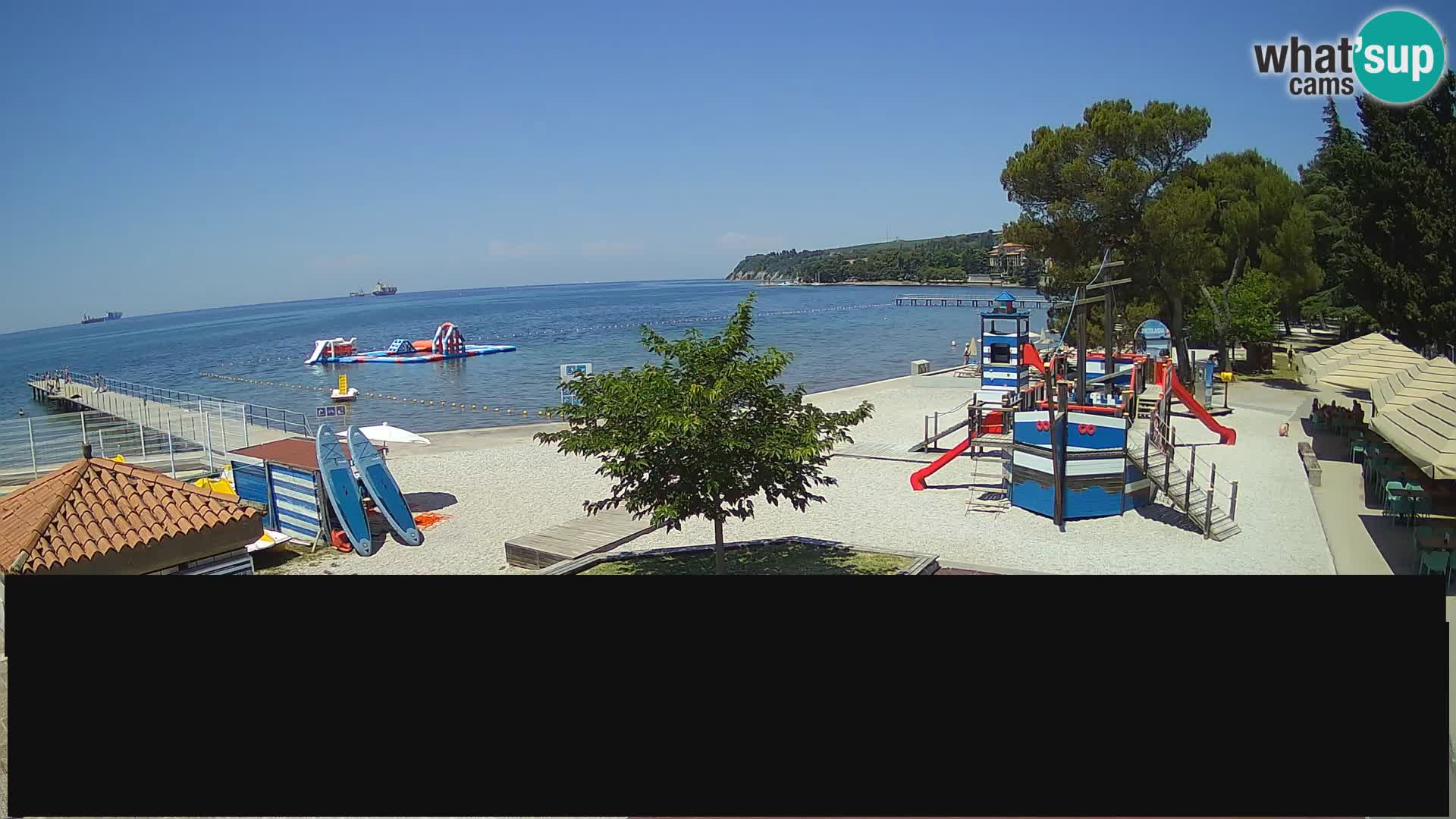 Web kamera uživo Ankaran – Adria Ankaran Hotel & Resort – Slovenija