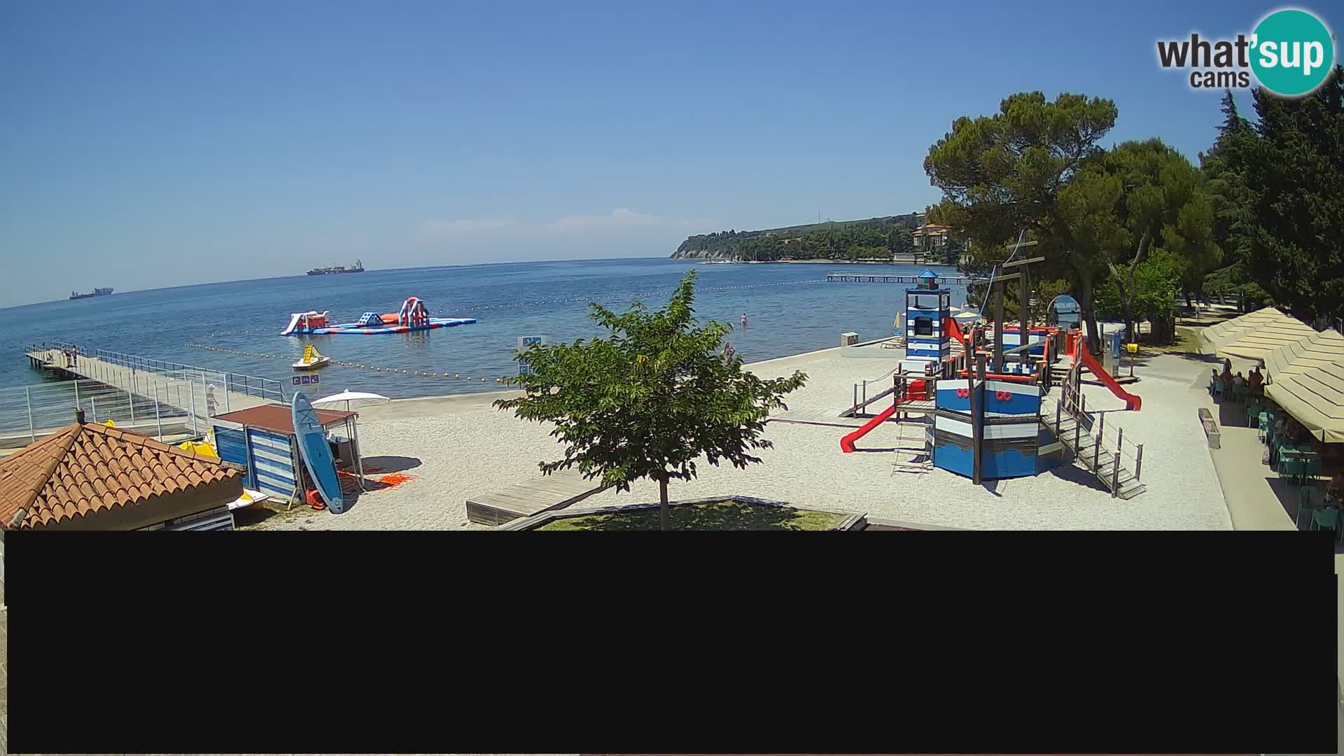 Cámara web en vivo Ankaran – Adria Ankaran Hotel & Resort – Eslovenia
