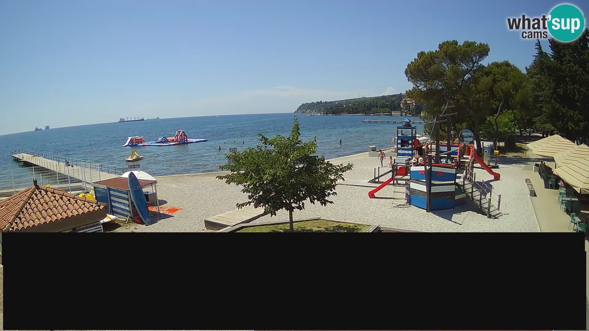 Cámara web en vivo Ankaran – Adria Ankaran Hotel & Resort – Eslovenia