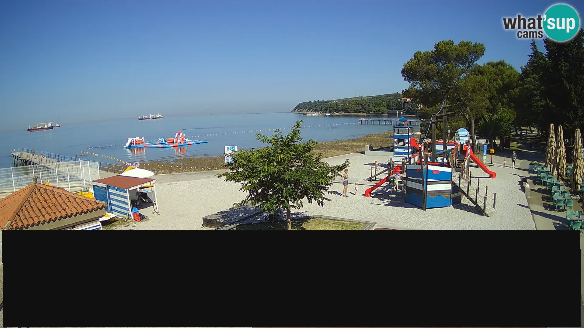 Live webcam Ankaran – Adria Ankaran Hotel & Resort – Slovenia