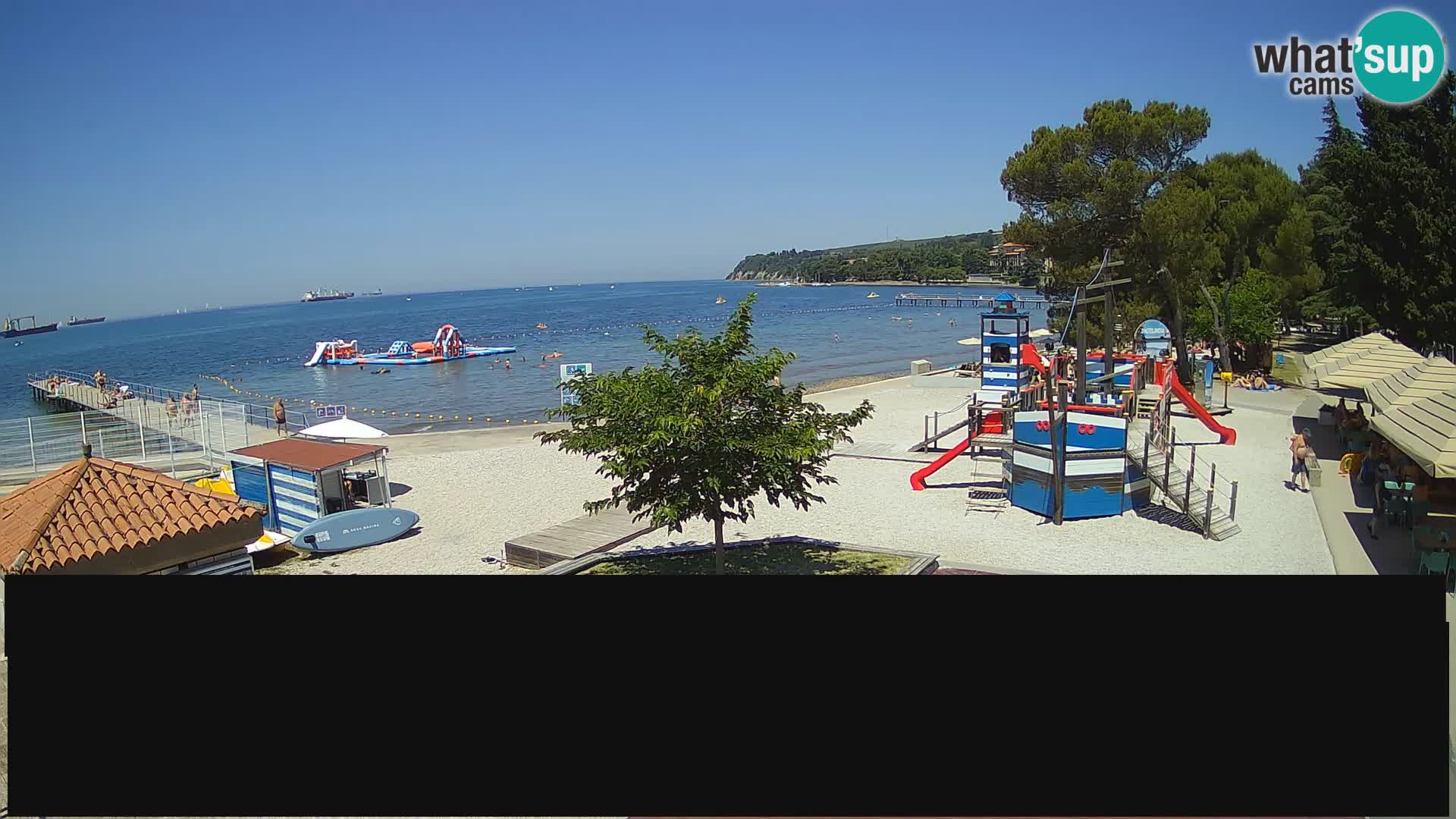 Cámara web en vivo Ankaran – Adria Ankaran Hotel & Resort – Eslovenia