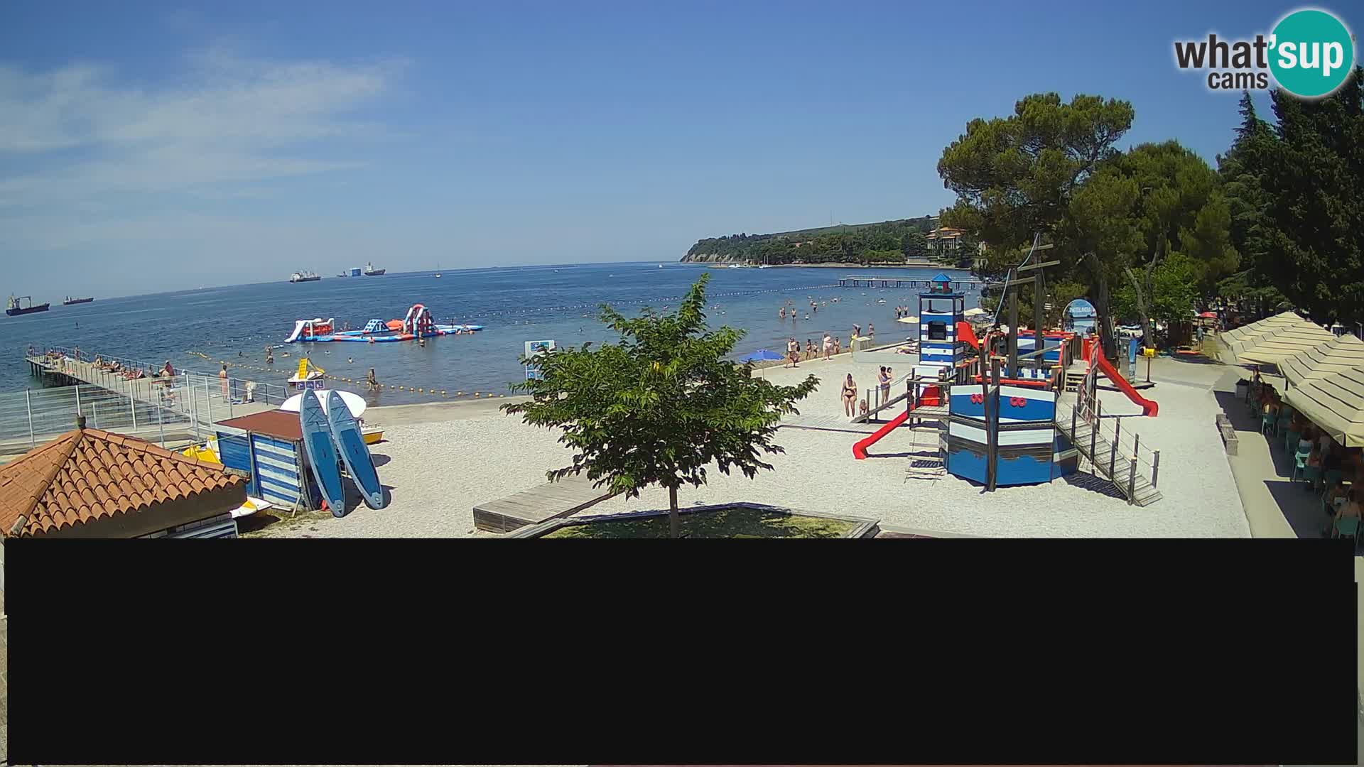 Live webcam Ankaran – Adria Ankaran Hotel & Resort – Slovenia
