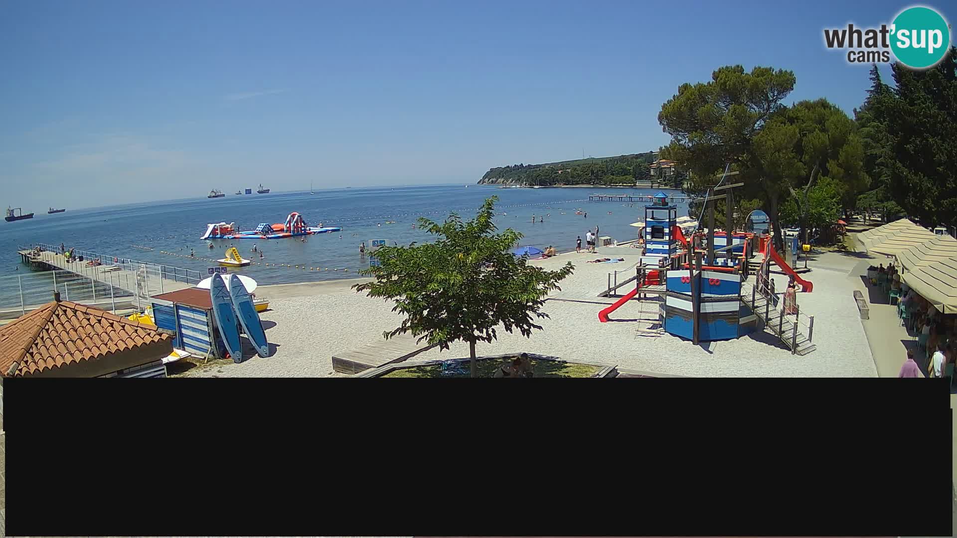 Web kamera uživo Ankaran – Adria Ankaran Hotel & Resort – Slovenija