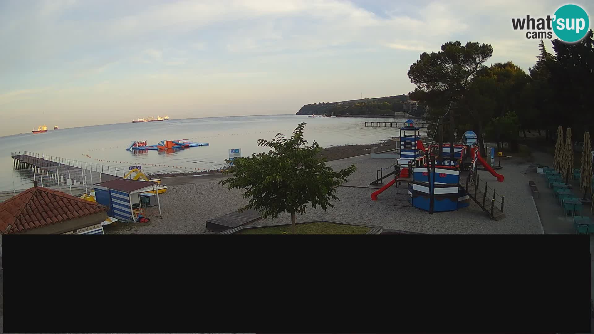 Live webcam Ankaran – Adria Ankaran Hotel & Resort – Slovenia