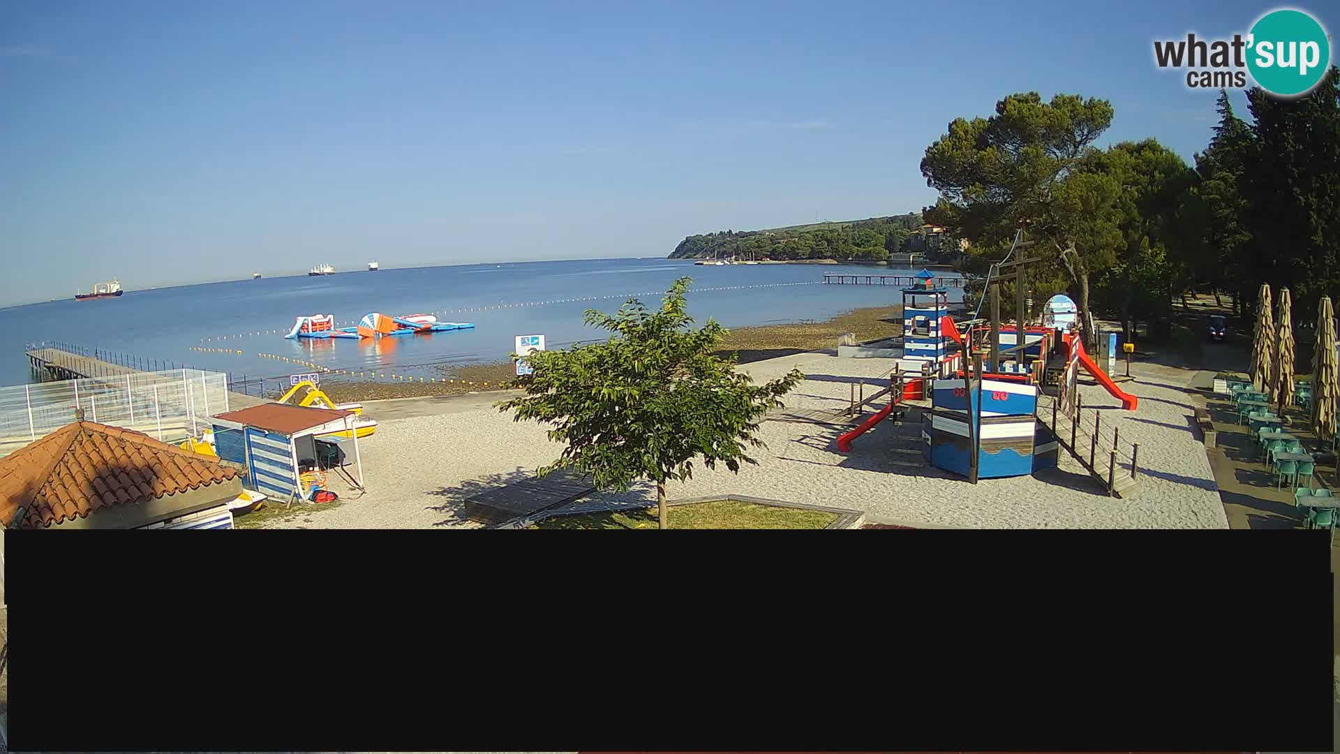 Live webcam Ankaran – Adria Ankaran Hotel & Resort – Slovenia