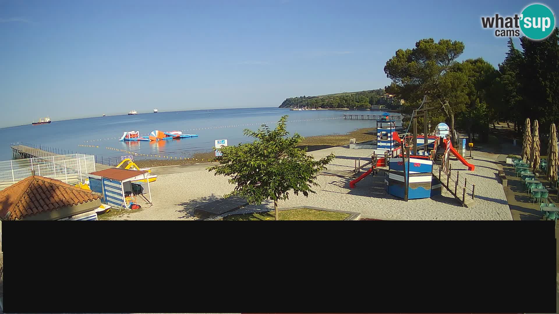 Live webcam Ankaran – Adria Ankaran Hotel & Resort – Slovenia