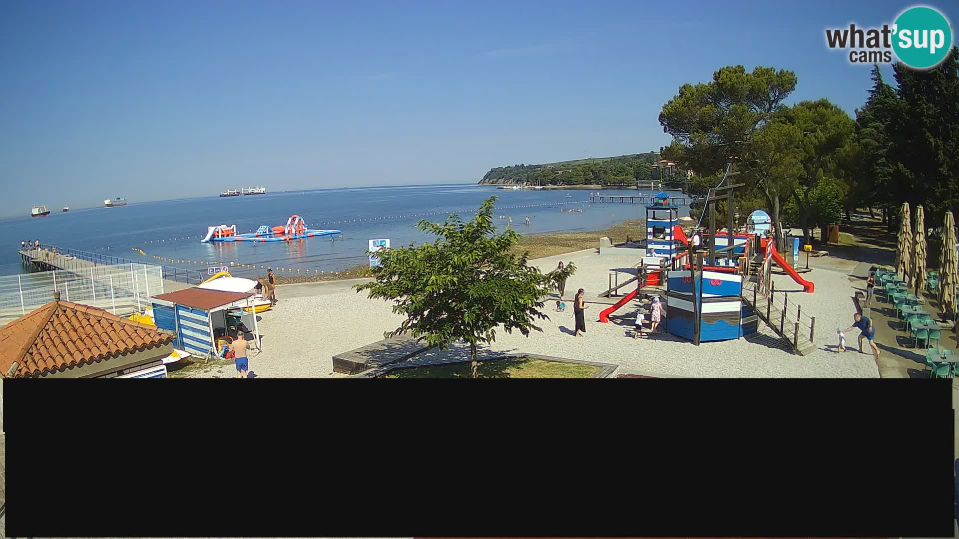 Live webcam Ankaran – Adria Ankaran Hotel & Resort – Slovenia