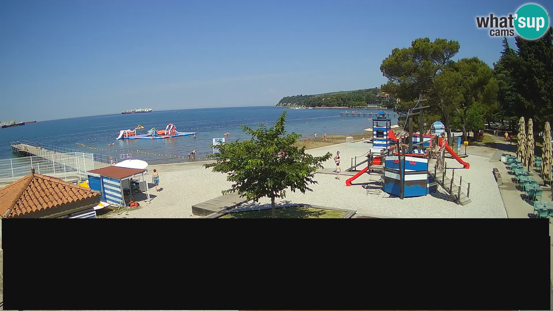 Cámara web en vivo Ankaran – Adria Ankaran Hotel & Resort – Eslovenia