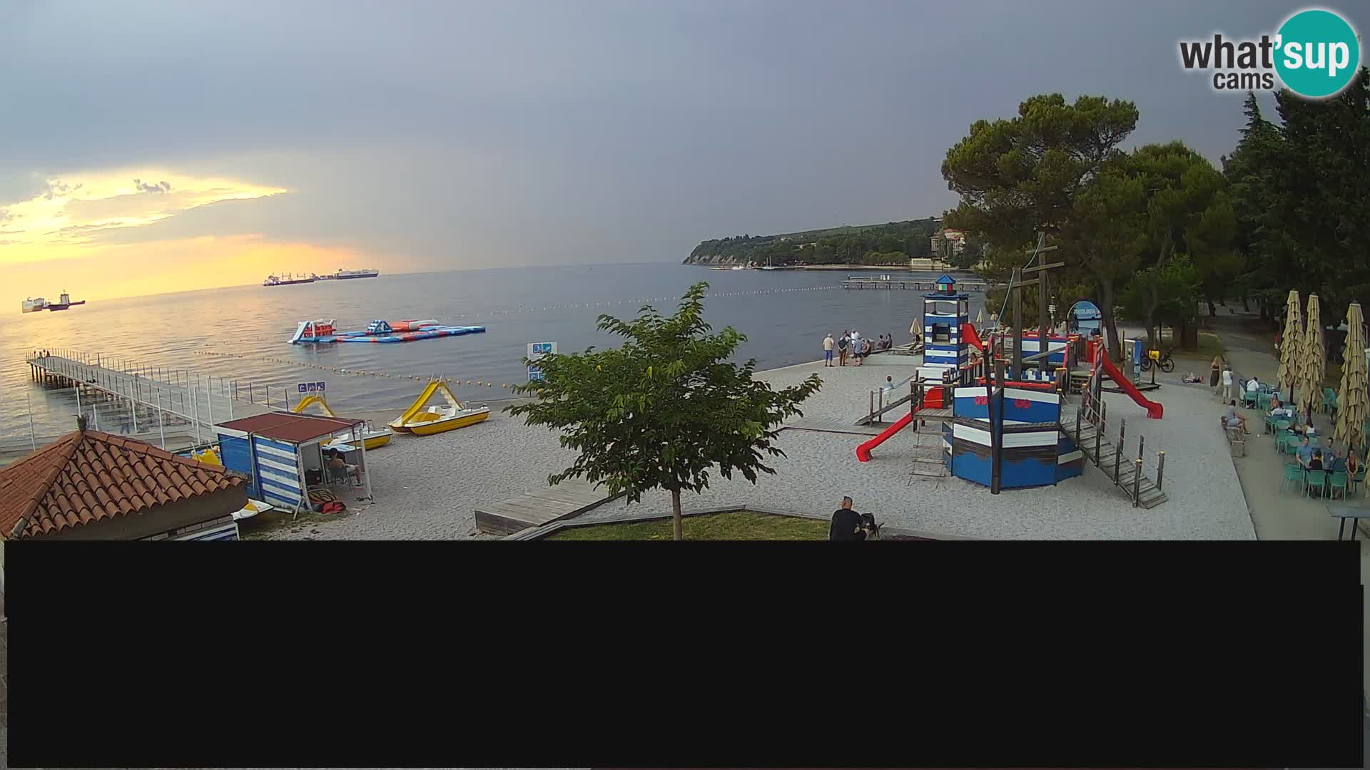 Live webcam Ankaran – Adria Ankaran Hotel & Resort – Slovenia