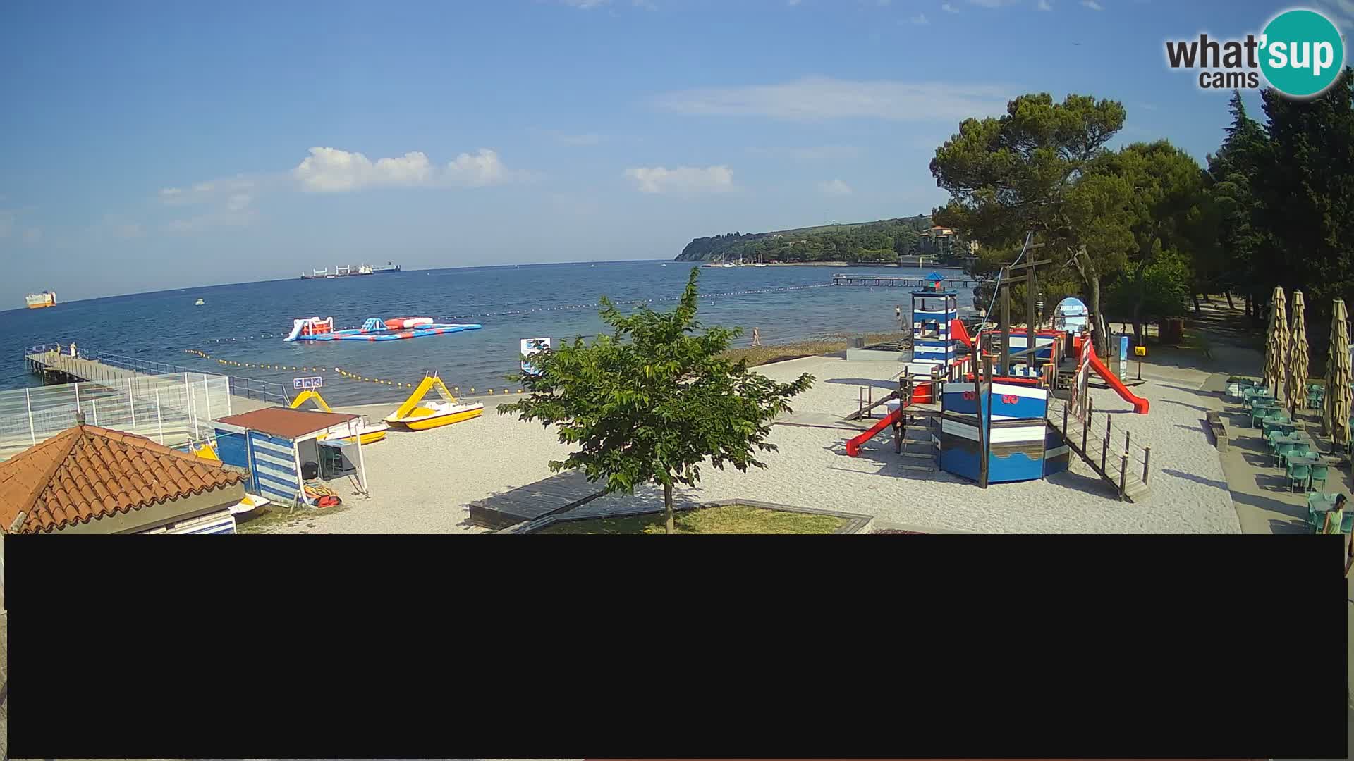 Webcam en direct Ankaran – Adria Ankaran Hotel & Resort – Slovénie