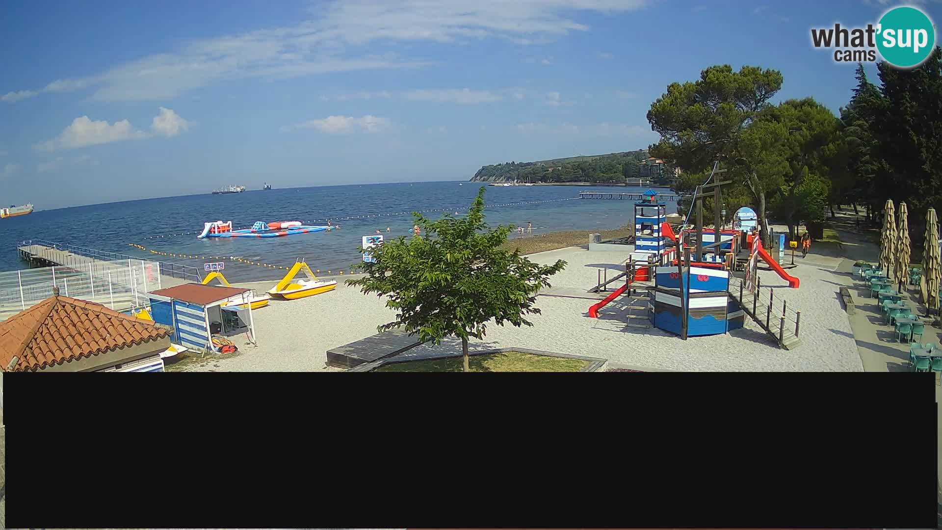 Web kamera uživo Ankaran – Adria Ankaran Hotel & Resort – Slovenija