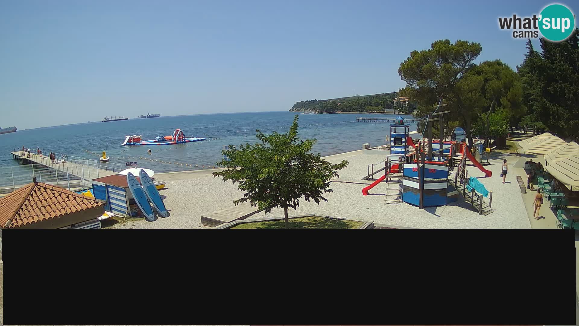 Web kamera uživo Ankaran – Adria Ankaran Hotel & Resort – Slovenija