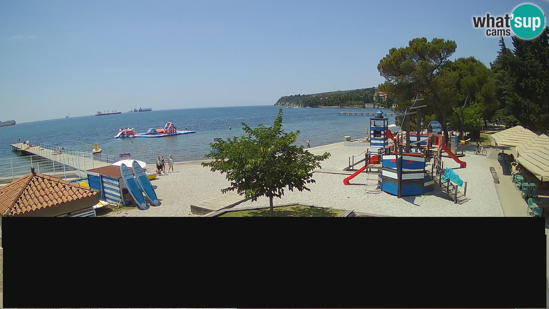 Cámara web en vivo Ankaran – Adria Ankaran Hotel & Resort – Eslovenia