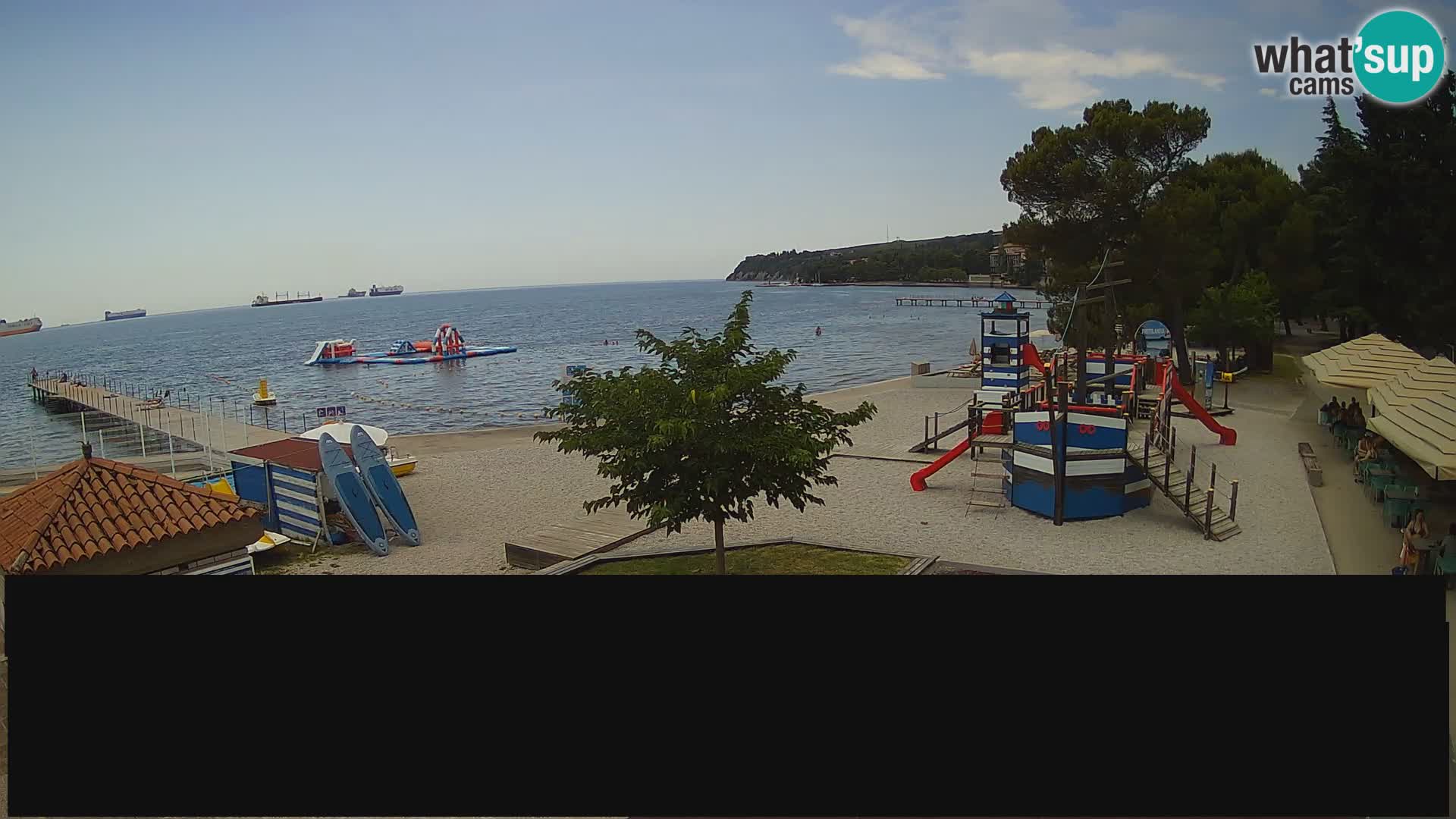 Web kamera uživo Ankaran – Adria Ankaran Hotel & Resort – Slovenija