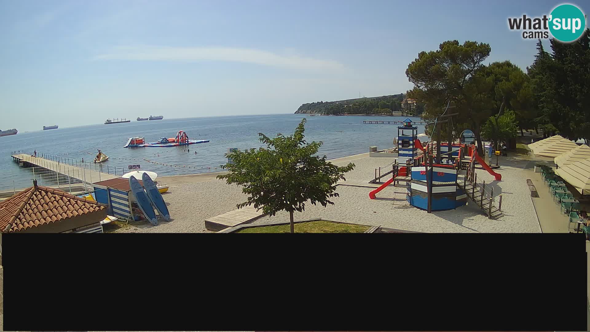 Web kamera uživo Ankaran – Adria Ankaran Hotel & Resort – Slovenija