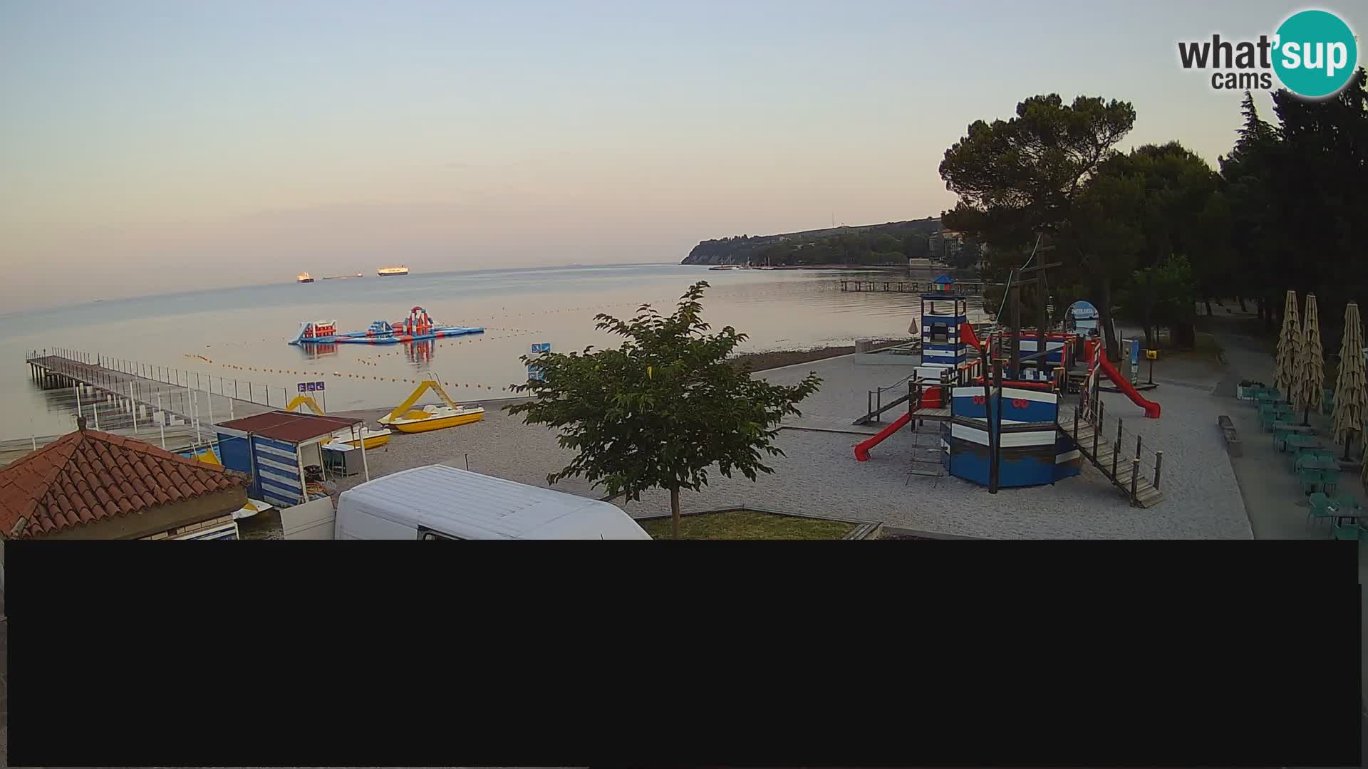Live webcam Ankaran – Adria Ankaran Hotel & Resort – Slovenia
