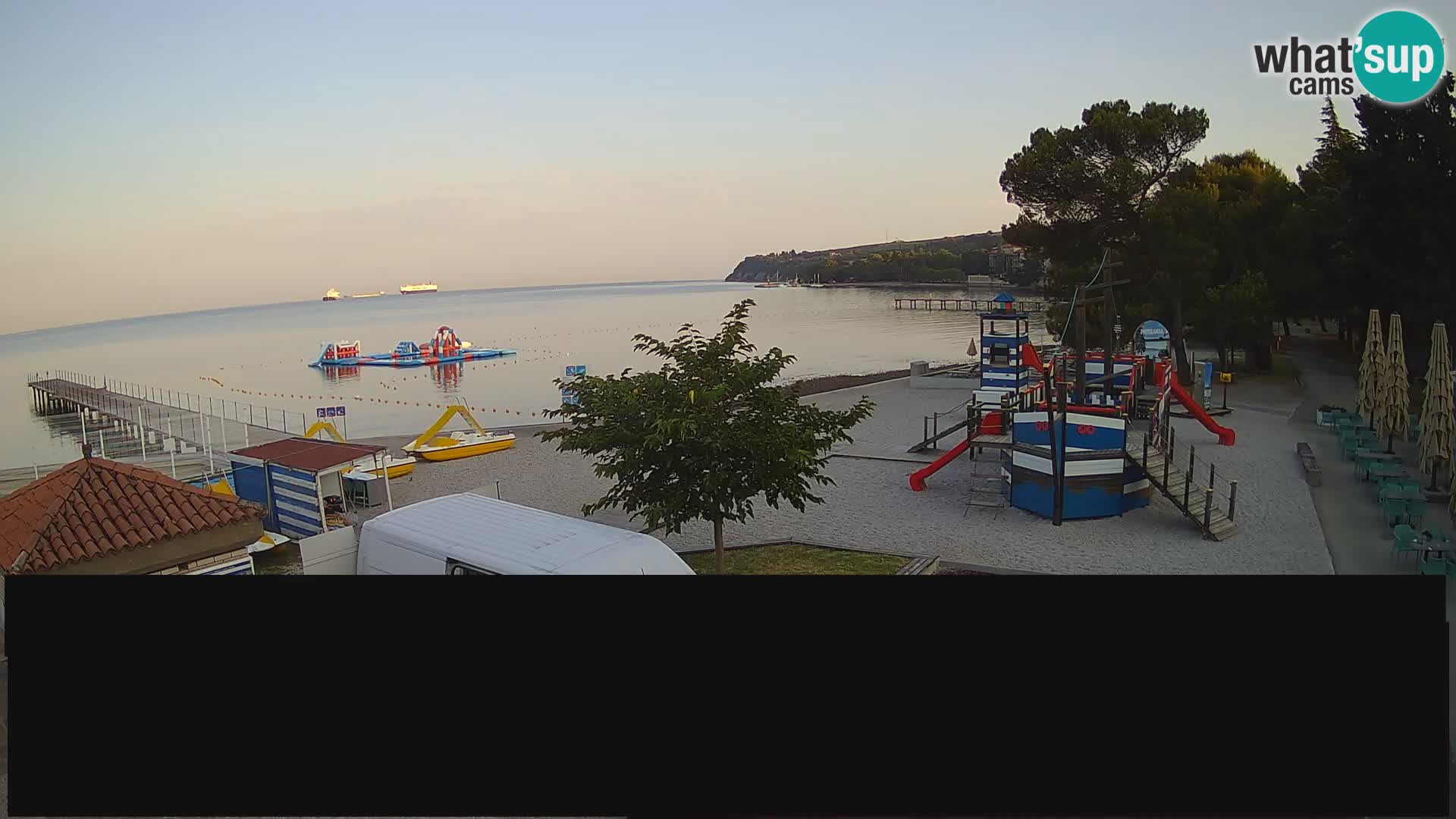 Cámara web en vivo Ankaran – Adria Ankaran Hotel & Resort – Eslovenia