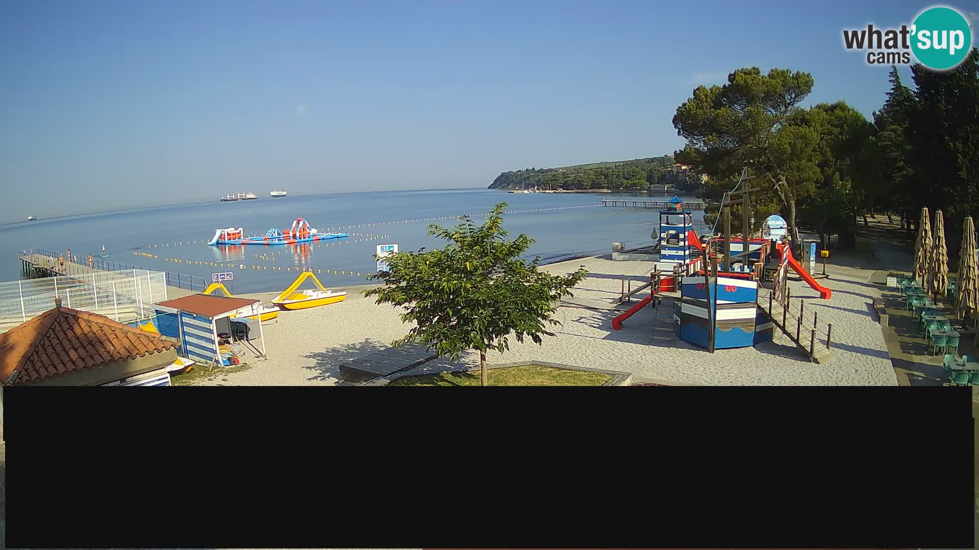 Cámara web en vivo Ankaran – Adria Ankaran Hotel & Resort – Eslovenia