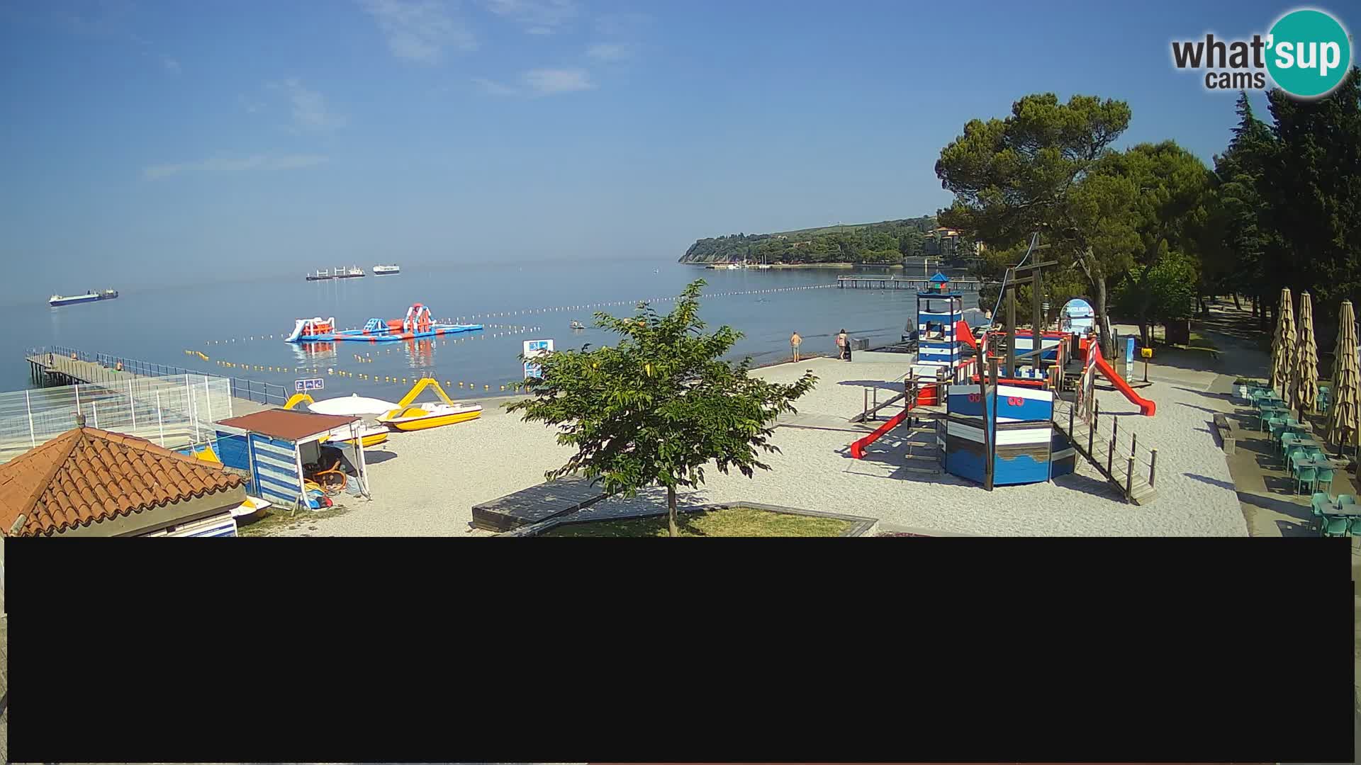 Webcam en direct Ankaran – Adria Ankaran Hotel & Resort – Slovénie